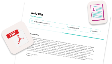 Pharmuni Cover Letter Builder – Empower Your Pharmaceutical Career Journey